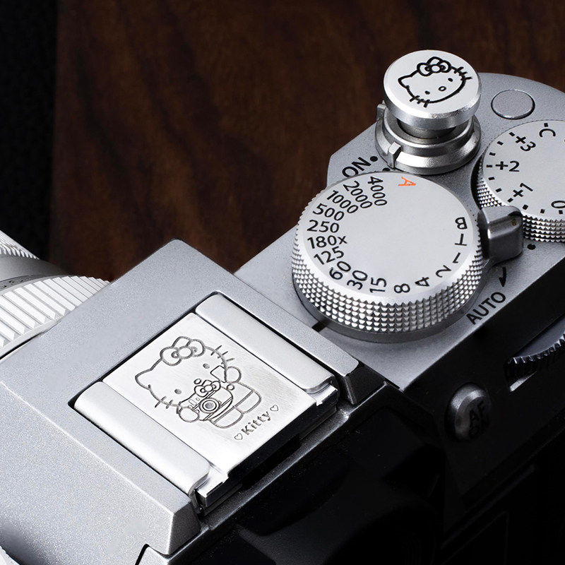 适用富士XT30三代XT50相机热靴盖XM5XT5XS20尼康ZF快门按钮小配件