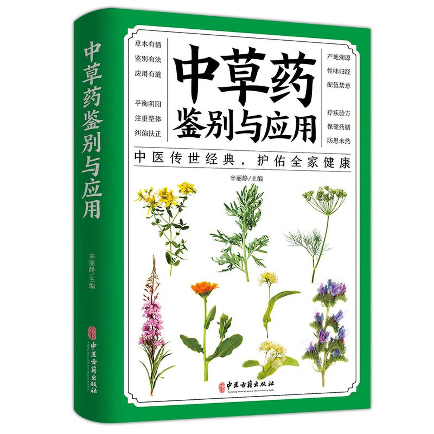 中草药鉴别与应用 草木有情鉴别有法平衡阴阳注重整体纠偏扶正防范未然 中医传世经典护佑全家健康养生保健图书