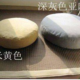 棉麻圆形打坐垫薄团棉麻打禅15CM超厚坐垫加厚拆洗泡泡垫定做炕垫