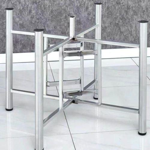 餐桌脚定制大圆桌架可折叠铁艺桌腿支架实用桌架实用桌脚架