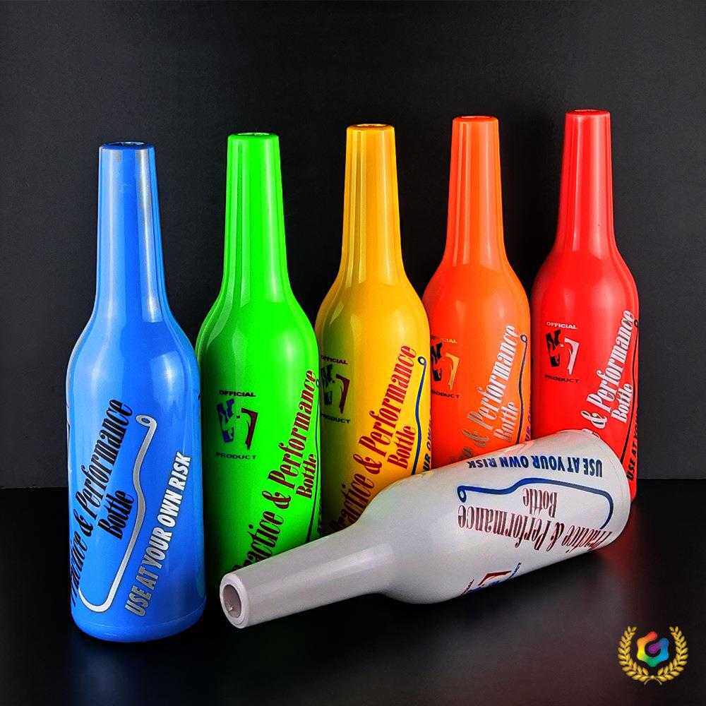 ?酒吧花式调酒瓶练习瓶脸谱抛瓶塑料调酒器加厚耐摔商业表演