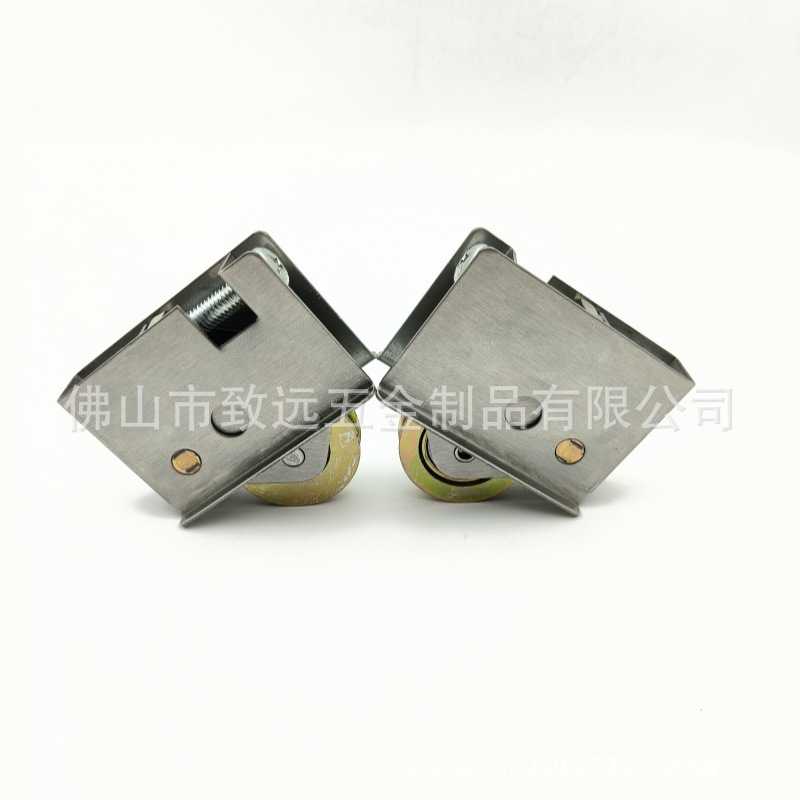 0C5Y00P0 不锈钢 五金配件 阳台推拉门可调节 滚轮 滑轮 2件装