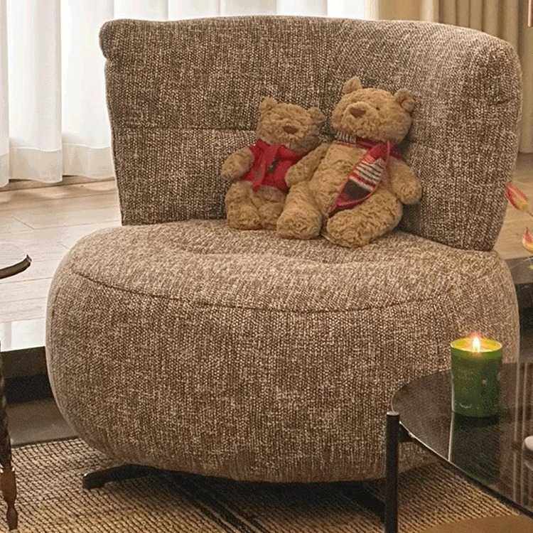 样板房设计师旋转沙发北欧棉麻单人沙发椅客厅卧室靠背懒人沙发,电子元器件市场,其它元器件,淘宝优惠券,粉丝福利购,淘宝优惠卷