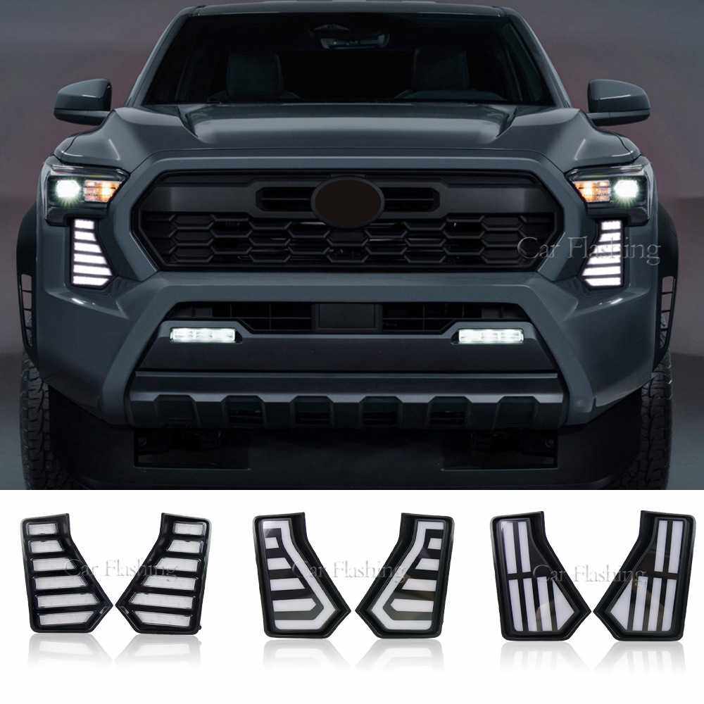 适用于丰田24-25款塔库玛Tacoma塔科马LED日行灯流水转