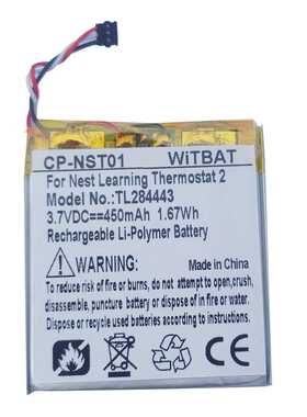 适用谷歌Nest Learning Thermostat 恒温器电池TL284443