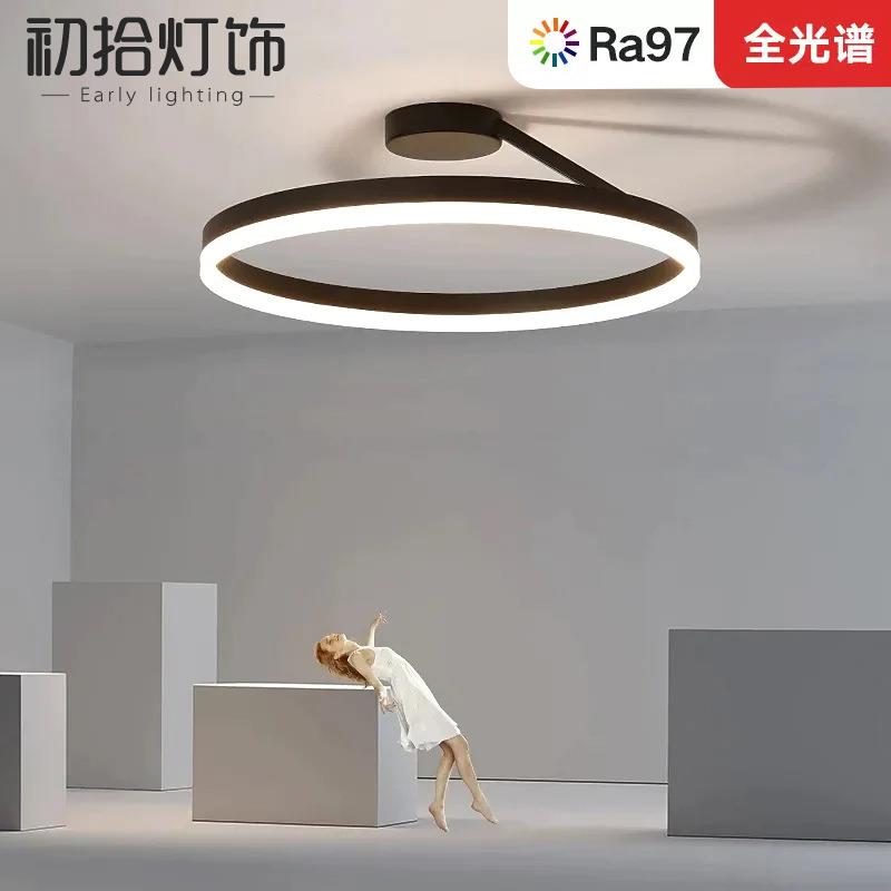 房间灯卧室灯主卧2023年新款现代简约家用北欧极简led吸顶灯卧室