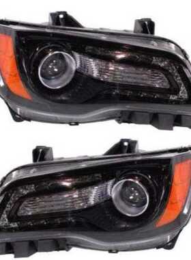 适用于2011-2015年克莱斯勒 300c大灯总成LH+RH卤数透镜款高亮度