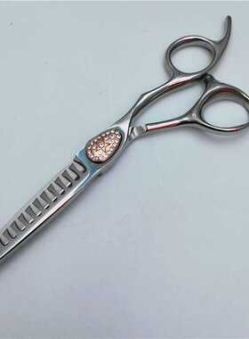 DX-6.0寸调色牙剪 男士油头剪刀 440C剪刀 井上火匠 分段式去量