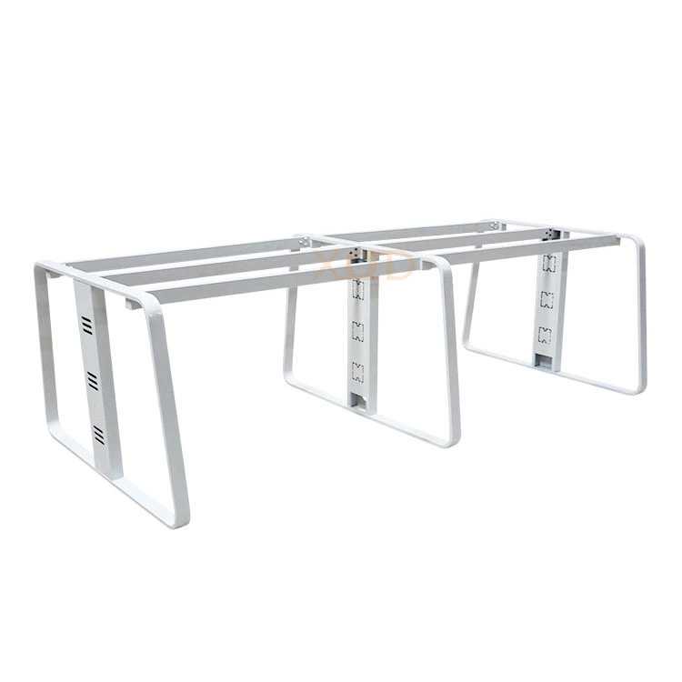 室金属桌腿铁艺桌架办公桌桌脚家具五金配件办公会议新中式桌子