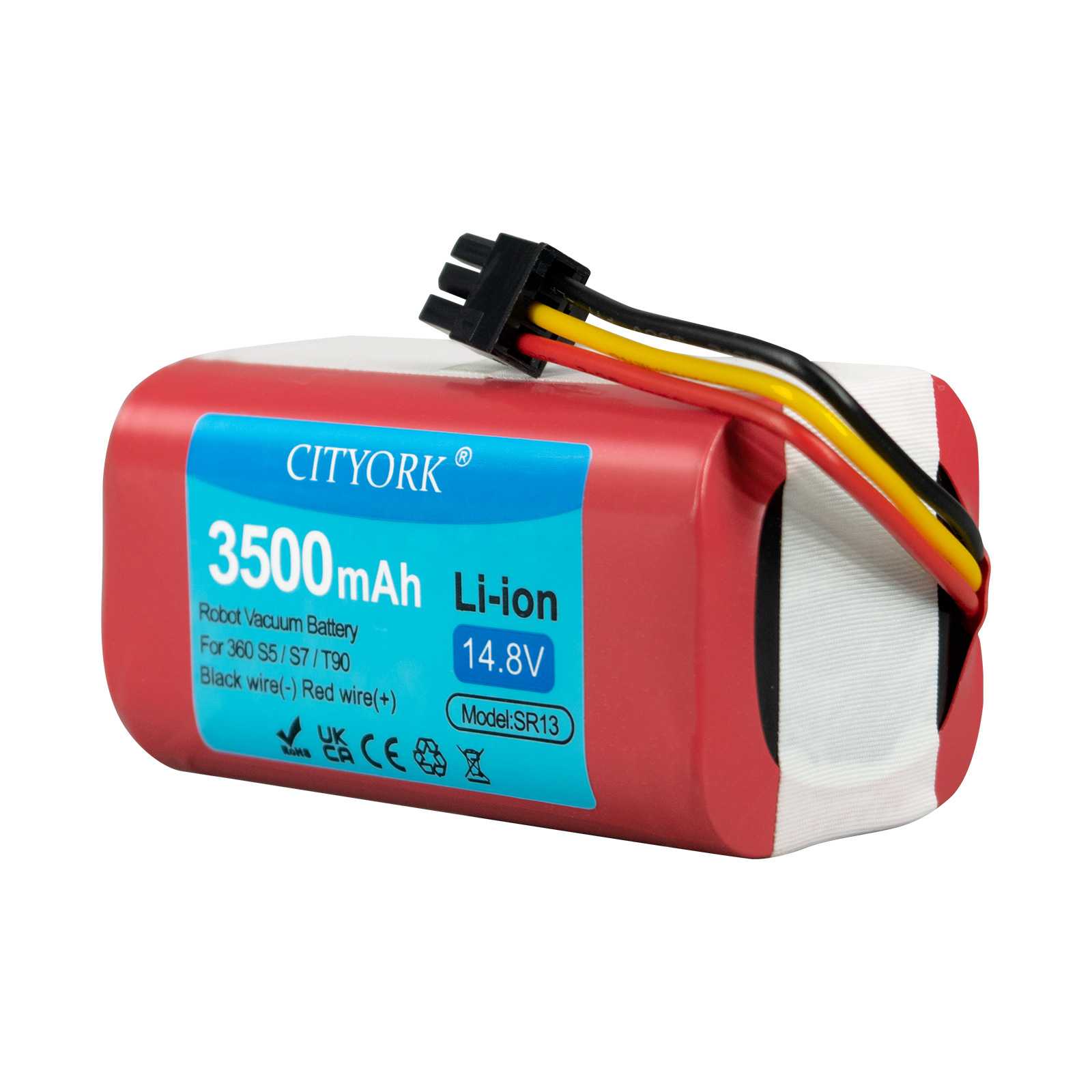 适用360扫地机器人电池S5/S7/T90/S6/C50智能扫地机配件锂电