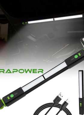 现货跨境汽车工作灯充电1200lm铝合金长条灯LED引擎盖检修灯定制