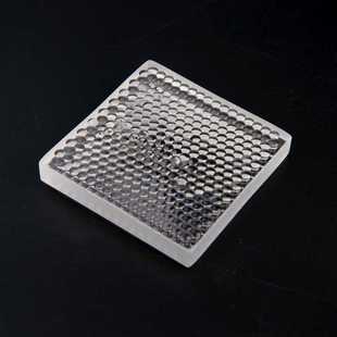 高硼硅玻璃复眼透镜 66*64*12mm 蝇眼透镜 集成芯片 路灯镜片 LY