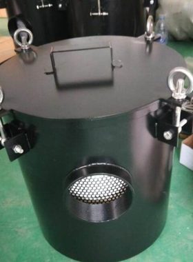 真空泵过滤器 F008 4寸接口尺寸为内螺纹4寸 外径350mm 高370mm