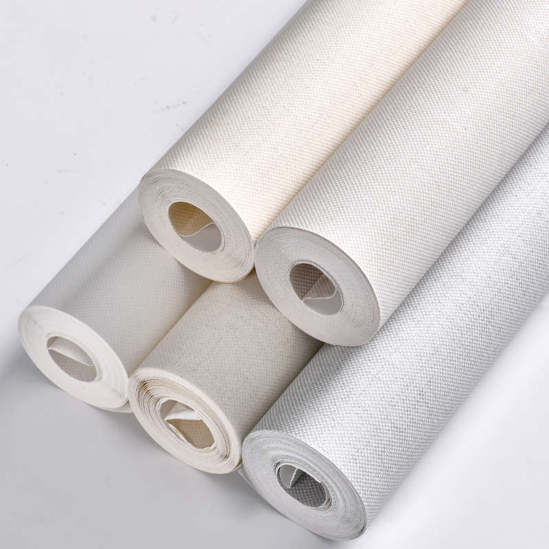 墙纸自粘亚麻素色卧室客厅电视y背景墙纯色家用装修自贴墙壁纸加