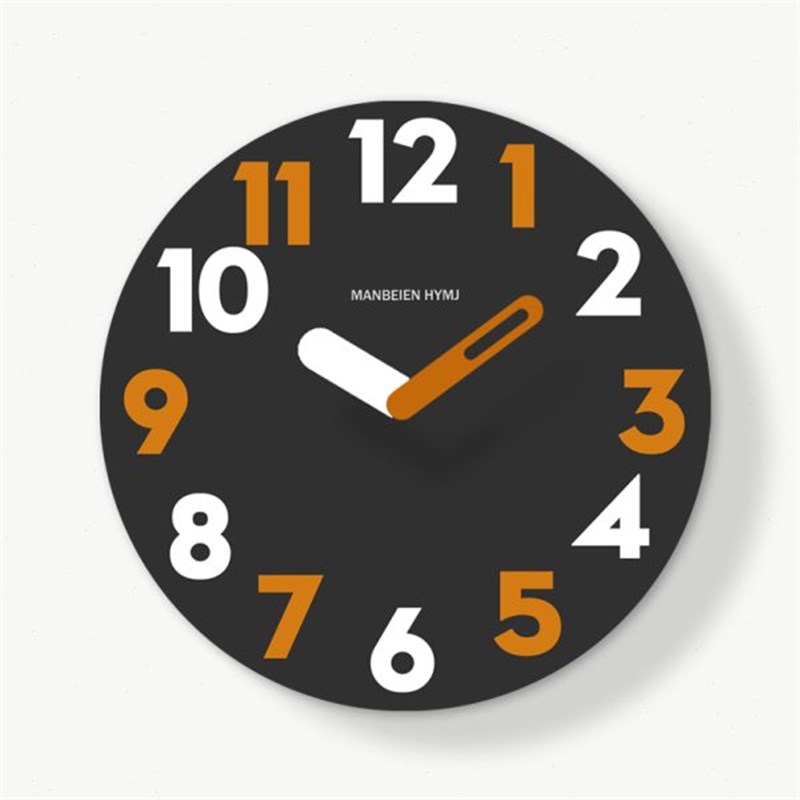 大数字钟表挂钟客厅2024新款家用免打孔现代简约网红Y创意挂墙时