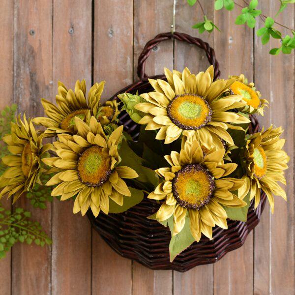 田园客厅阳台墙面装饰挂花餐厅酒吧墙壁创意挂件客厅墙上壁挂饰品