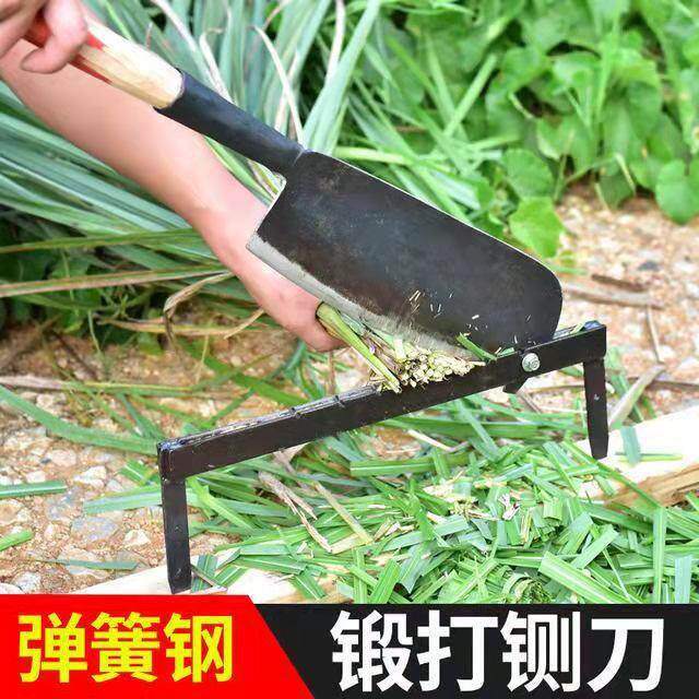 65锰钢铡刀锰钢老式铡草刀铡秸秆草秧铡钢铡铡刀匝刀切刀手工锻打