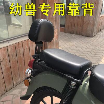 适用幼兽CC110机车改装后靠背 后座靠背 固定靠背 改装配件