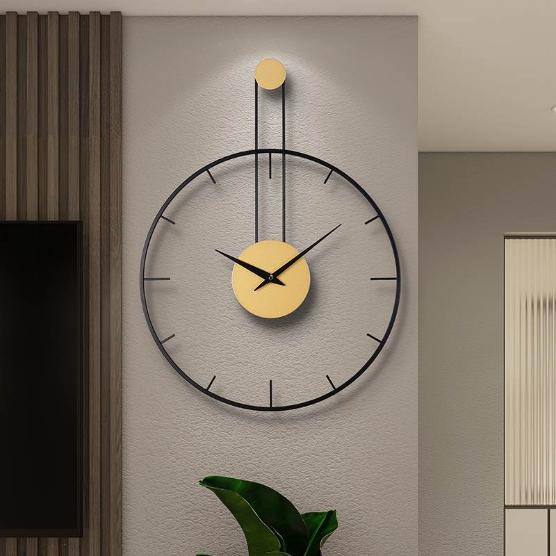 时钟挂钟客厅创意2024新款装饰石英钟现代简约时尚Y家用大气钟表