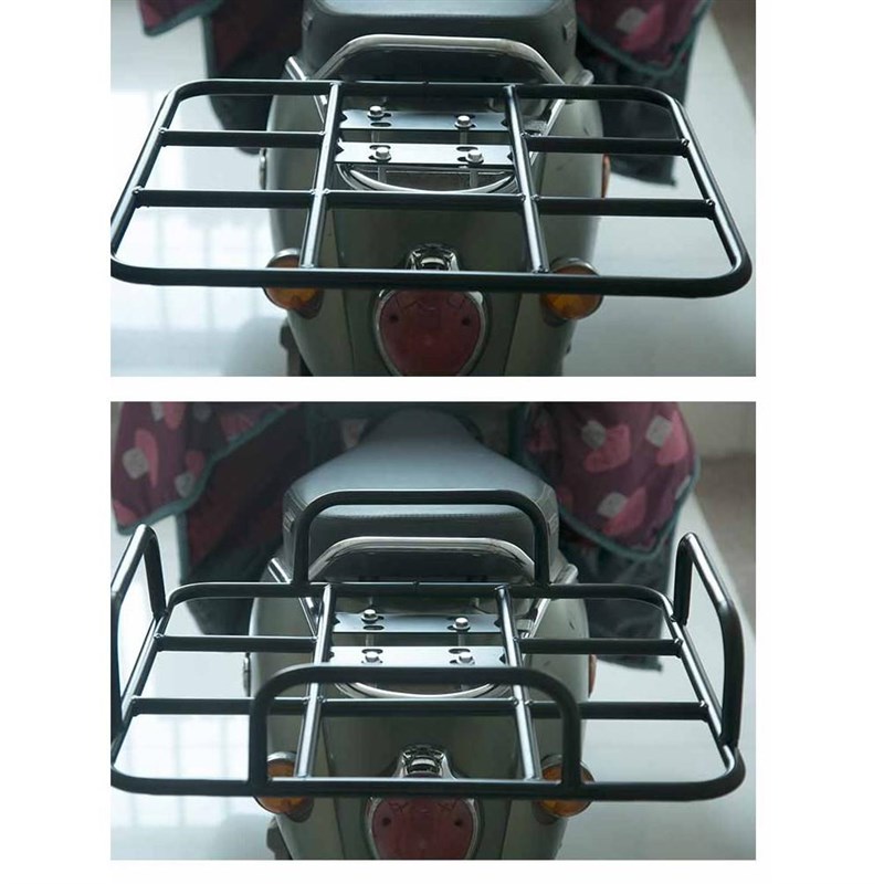 送餐箱车载固f定托盘底座铁货架车架电动车尾架外送箱车载架后备