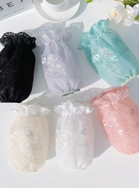 【下单立减50】蕾丝袖套女秋冬家务办公防脏套袖工作防污成人YH