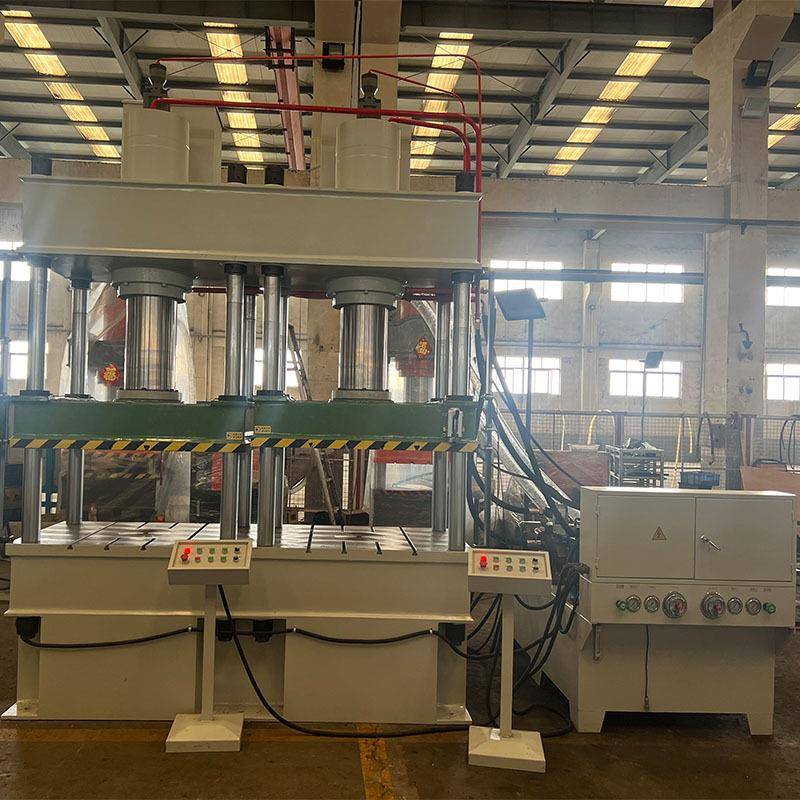 200T四柱双连液压机漏粪板压制油压机复合井盖树脂成型压力机