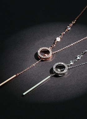 毛衣链长款大气秋冬百搭轻奢高级感简约装饰项链女衣服配饰