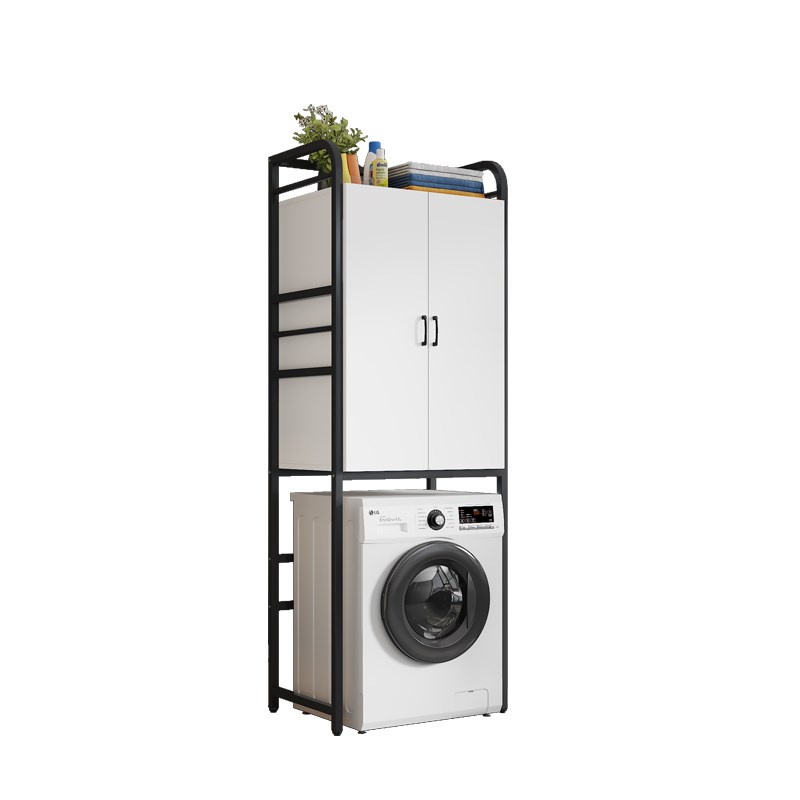 美雅挺洗衣机架子置物架滚筒落地储物柜子多功能波轮上方收纳柜