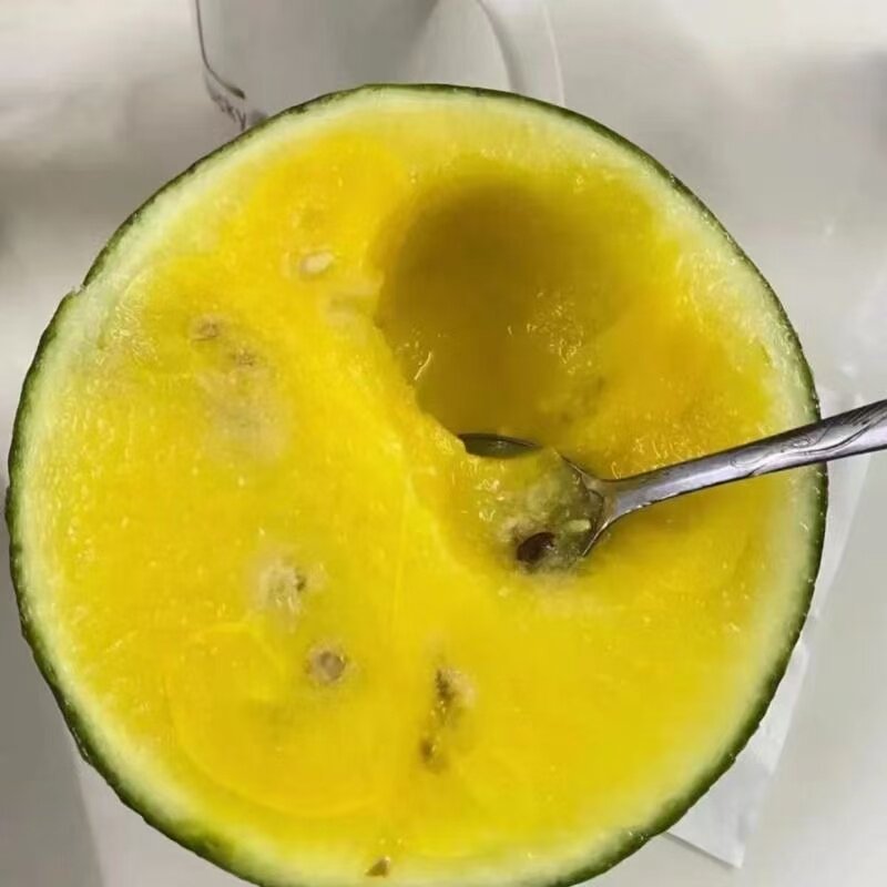 冰淇淋黄瓤西瓜富硒特小凤西瓜新鲜脆甜黄心皮薄多汁海南当季水果