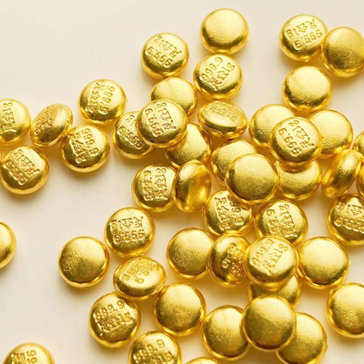 新款实心合金小金豆装饰品