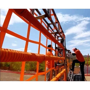 定制扁平攀爬网吊装网带吊货网网兜睡床网游乐场踩网攀爬网睡床