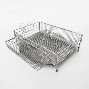 304不锈钢沥水架厨房收纳整理置物架drainer rack单层碗架沥水篮