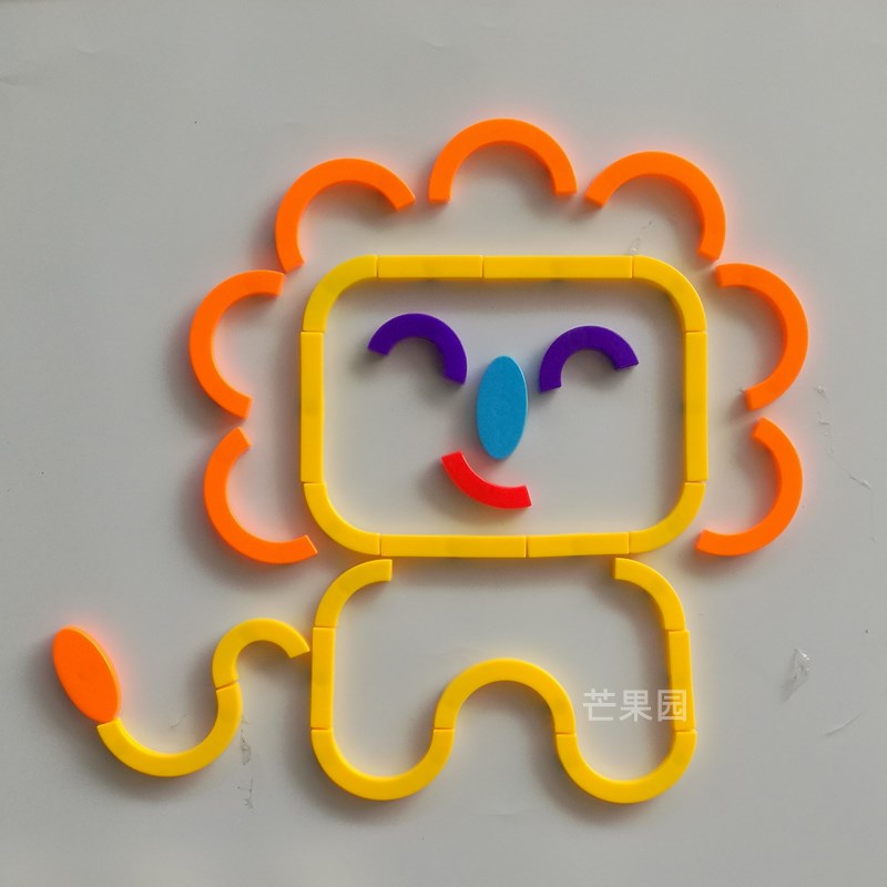 幼儿园墙面白板磁性积木墙儿童磁铁玩具磁力益智走廊墙壁磁吸齿轮
