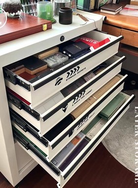 GREENER收纳车工业风工具柜子小推车咖啡厅画材多功能移动置物架