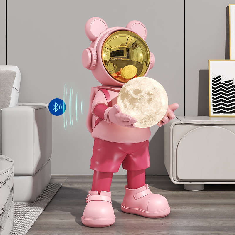 太空人灯太空人客厅大型落地摆件新居电视柜沙发旁装饰品轻奢