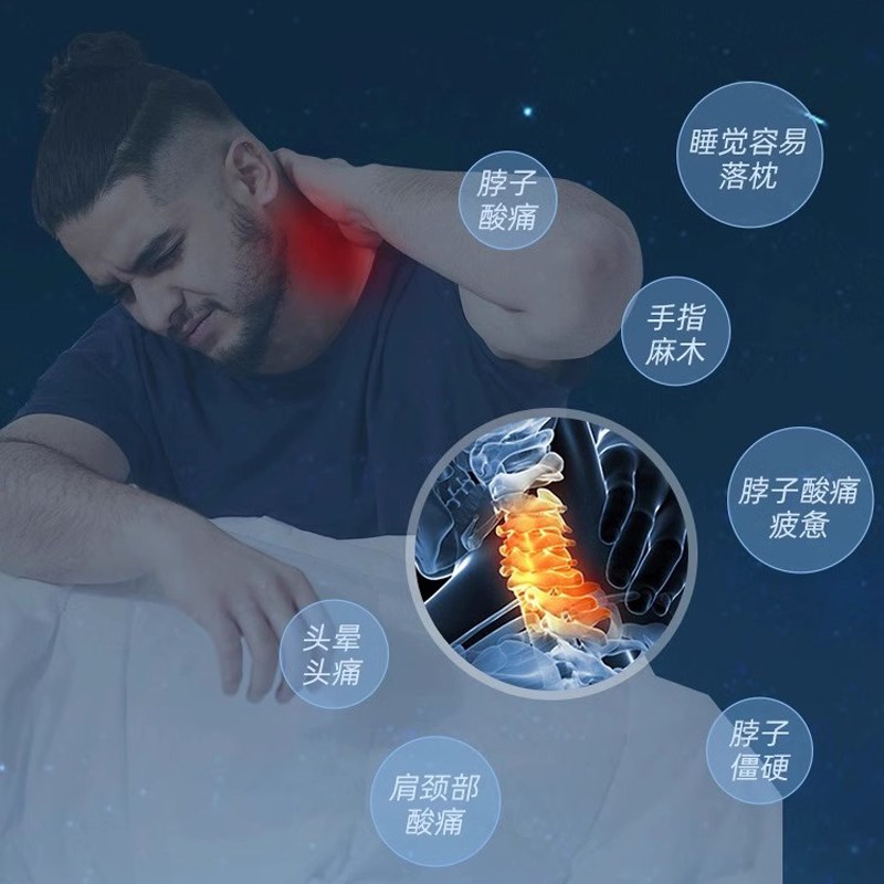 荞麦枕头护颈椎助睡眠颈椎枕枕芯圆柱硬枕荞麦皮壳成人儿童