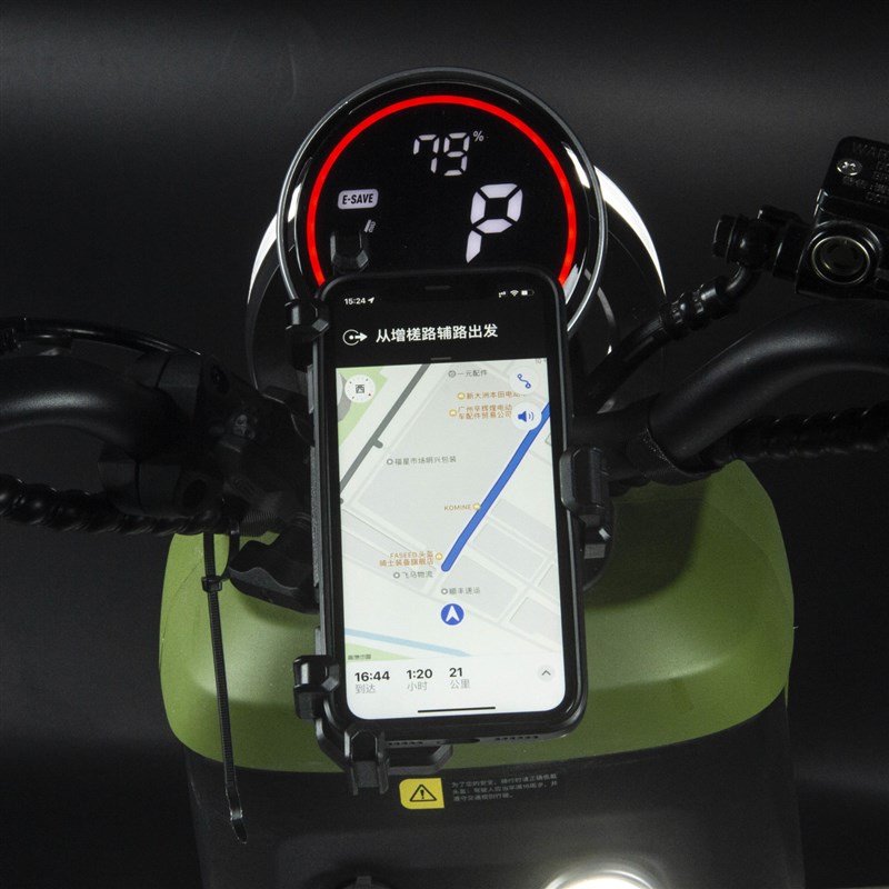 小牛电动车中置手机支架UQI+/U2/UB小牛支架五匹防抖通用手机支架