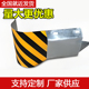 公路波形护栏端头立柱防撞弯头q235二三波热浸镀锌喷塑包两头板现