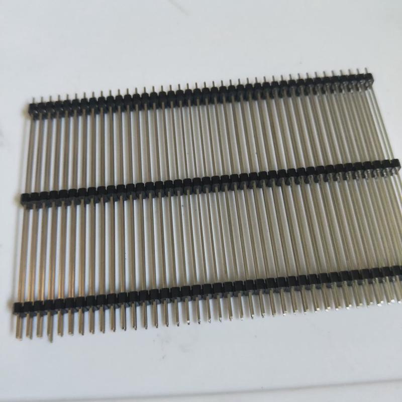 254间距加长排针2*40P双排三塑针长30/35/40/45/50/55/60/70mm