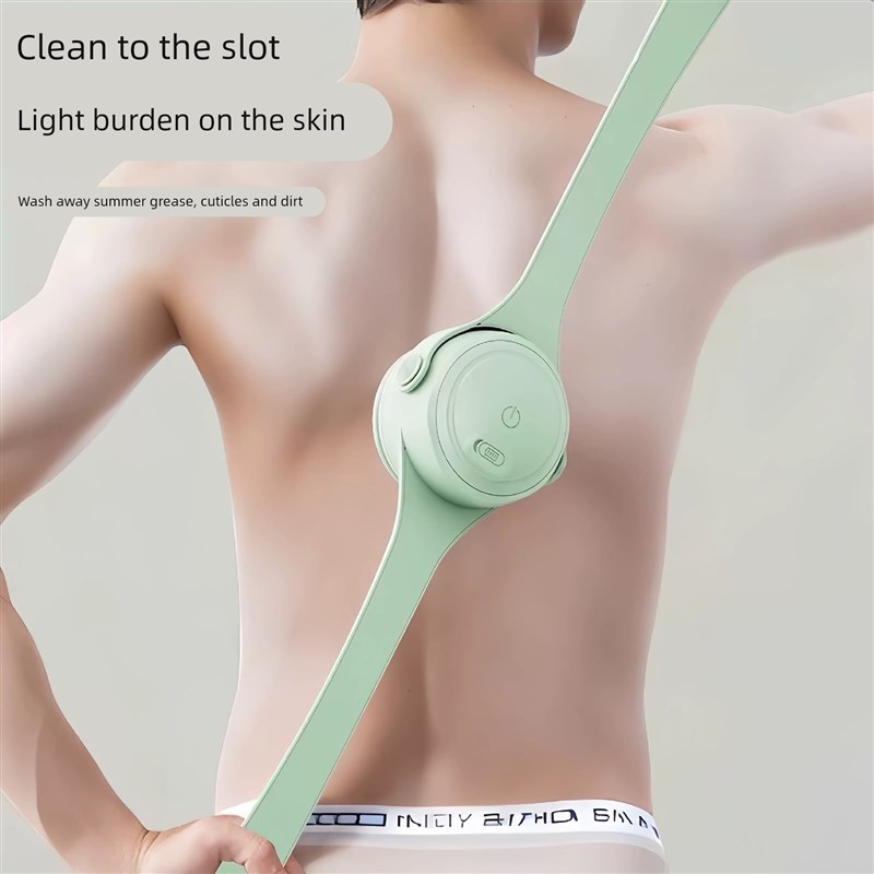 电动洗澡沐浴刷双柄搓背机懒人搓澡神器刷身体自动搓泥机