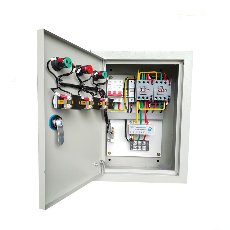 三相电机正反转控制箱带遥控限位自动往返380V搅拌机卷扬机配电箱