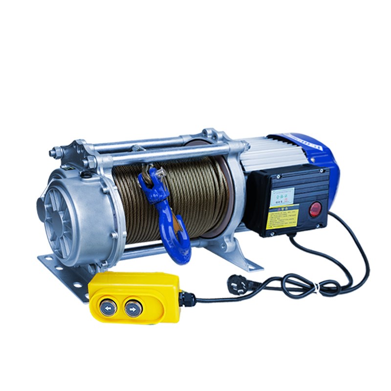 多功能提升机1吨220v家用铝壳升降快速电动葫芦3Q80v2吨小型起重