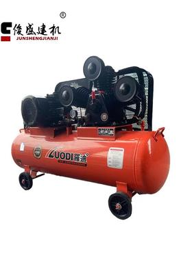 罗迪活塞式空气压缩机工业家用木工空压机节能低噪W-0.9/8三相