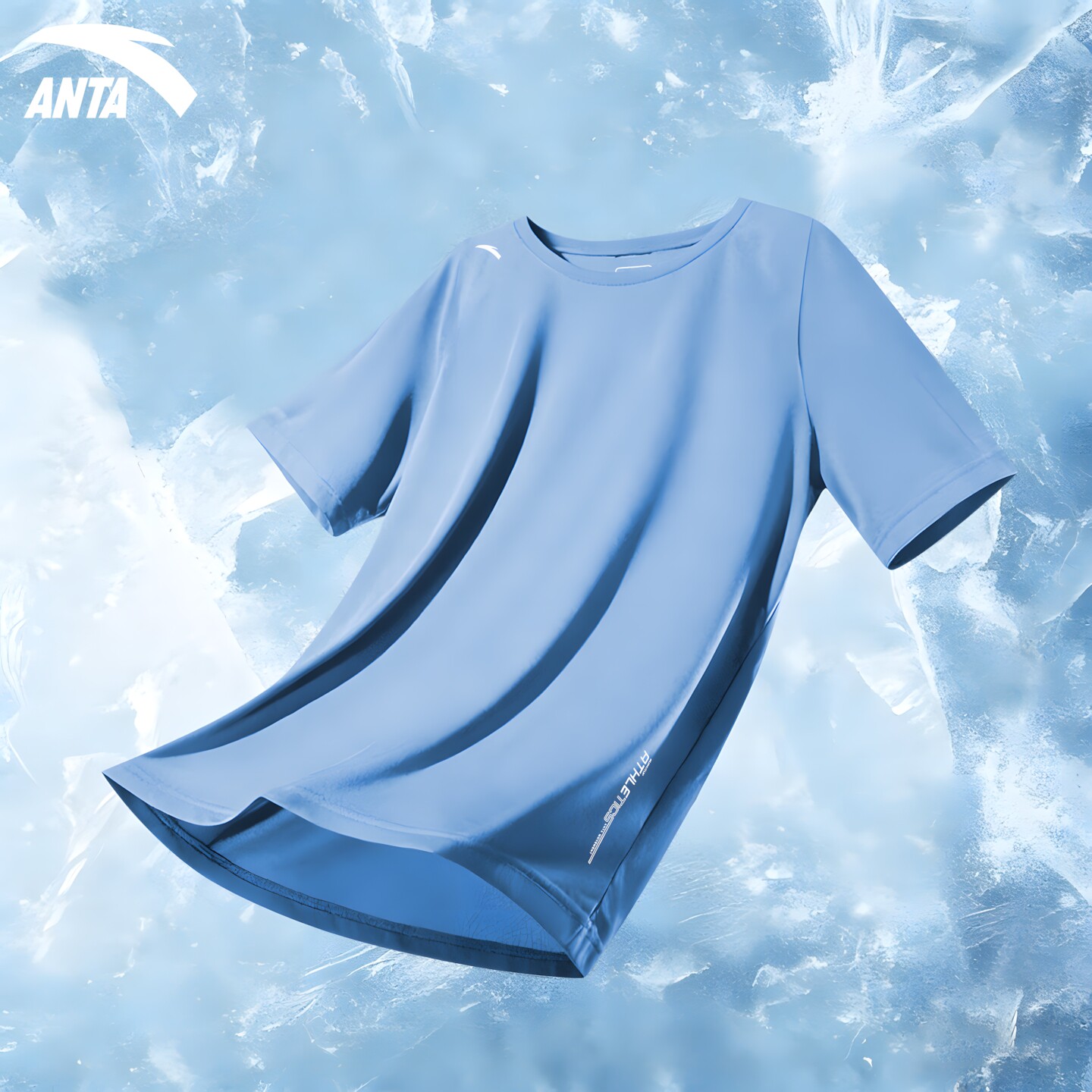 安踏短袖T恤青少年男速干衣官方正品夏季透气跑步服男士运动上衣