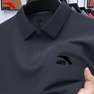 安踏运动polo衫男2026新款官方正品男士夏季速干翻领透气短袖t恤