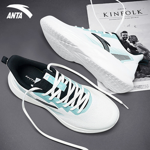 安踏运动鞋男学生青少年中考体测跑鞋2026新款男士休闲透气跑步鞋