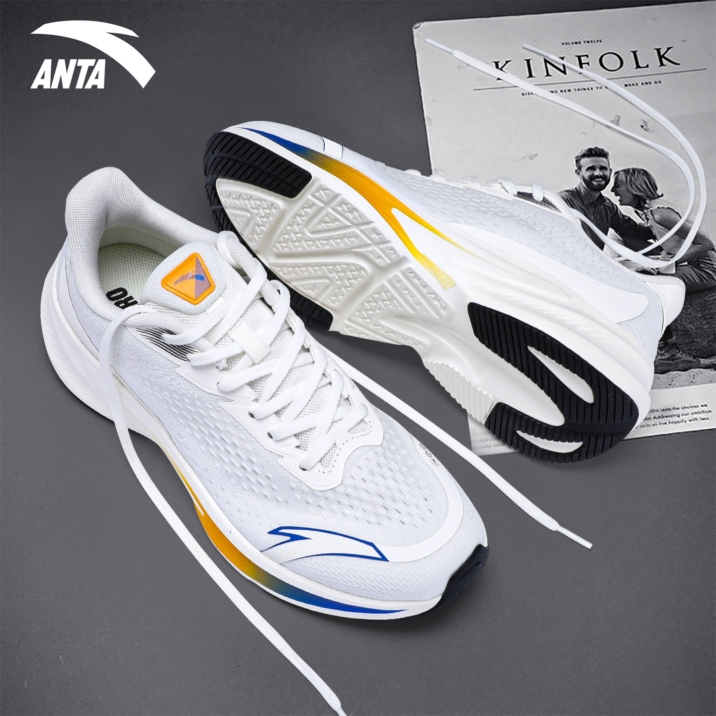 安踏毒刺7代综训鞋子男鞋青少年缓震跑步鞋初中生体测男士运动鞋