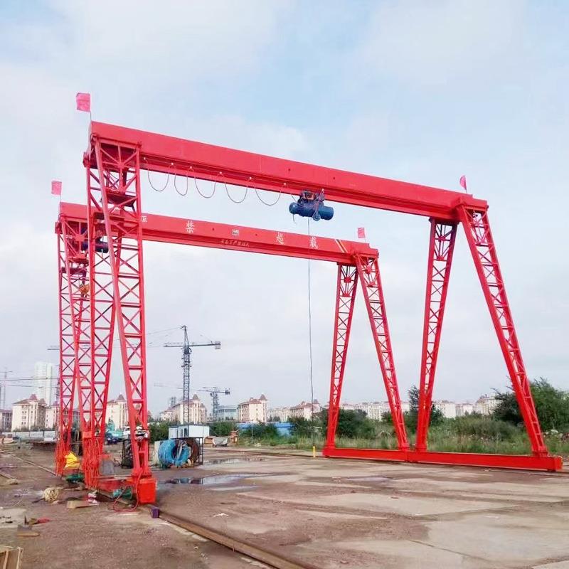 2吨简易龙门吊2.8吨非标龙门架起重机5吨MH电动单梁门式起重机