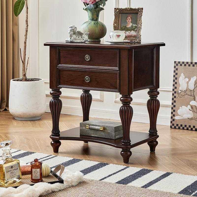 美式全实木床头柜樱桃木实木两抽卧室床头置物柜床边柜帝罗堡家具,玩具/童车/益智/积木/模型,垂直悬浮玩具,淘宝优惠券,粉丝福利购,淘宝优惠卷