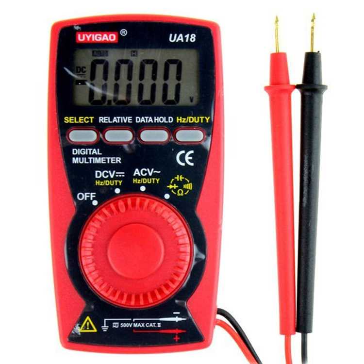 供应优仪高卡片式表笔万用表UA18数字/便携式自动量程